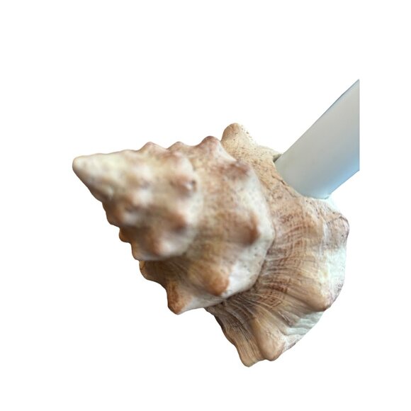 Vintage Resin Sea Shell Table Candle Lamp Beach Theme 9" - Picture 3 of 15